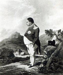 Napoleon na ostrově Svatá Helena, 1820 od English School