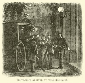 Napoleonův příjezd do Wilhelmshohe, září 1870 od English School