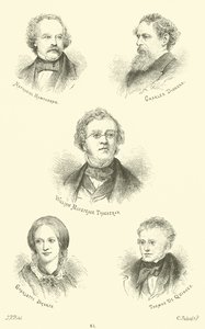 Hrají: Nathaniel Hawthorne, Charles Dickens, William Makepeace Thackeray, Charlotte Bronte, Thomas De Quincey od English School