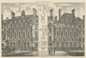Národní nemocnice pro deformované, Great Portland Street a Bolsover Street od English School