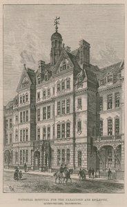 Národní nemocnice pro ochrnuté a epileptické, Queen Square, Bloomsbury od English School