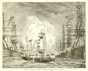 Naval Review v Spithead na počest sultána Turecka od English School