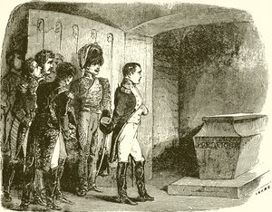 Napoleon u hrobu Fridricha Velikého