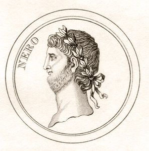 Nero, z „Crabbova historického slovníku“, vydaného v roce 1825 od English School