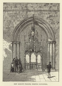 New Bishops Throne, Chester Cathedral od English School