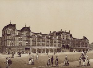 New Exchange Station, Liverpool (litografie) od English School