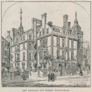Nová nemocnice pro ženy, Euston Road, Londýn od English School