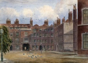 New Inn, Wych Street, 1901 (wc na papíře) od English School