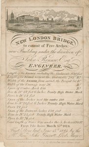 New London Bridge - John Rennie Engineer od English School