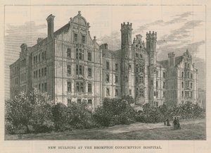 Nová budova v Brompton Consumption Hospital v Londýně od English School