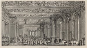 Nová budova Constitutional Club na Northumberland Avenue: Kavárna od English School