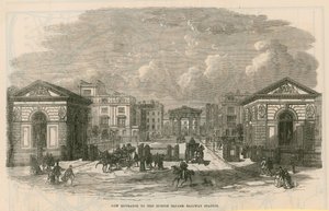 Nový vchod na nádraží Euston Square od English School