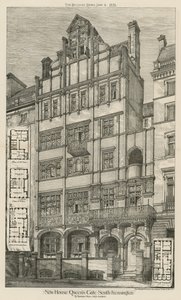 Nový dům, Queens Gate, South Kensington, Londýn od English School