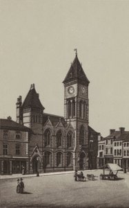 Newbury: Muncipal Buildings (litografie) od English School