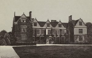 Newbury: Shaw House (litografie) od English School