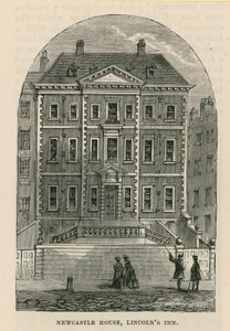 Newcastle House, Lincolns Inn, Londýn od English School