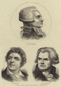 "Devadesát tři", revoluční triumvirát (rytina) od English School