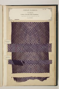 č. 34: Turban, Indian Fabrics, sestavil John Forbes Watson od English School