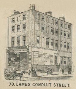 No 70 Lambs Conduit Street od English School