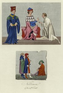 Šlechtici 14. století od English School