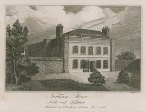 Norman House, severní konec Fulhamu od English School