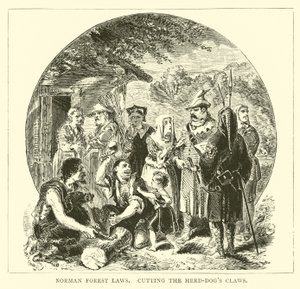 Normanské lesní zákony, stříhání drápů pastevcům od English School