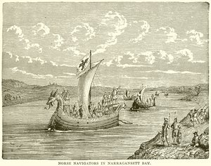 Severští navigátoři v Narragansett Bay od English School