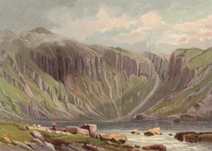 Severně od Walesu, Llyn Idwal (barevné lito) od English School