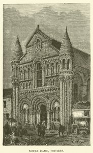 Notre Dame, Poitiers (rytina) od English School