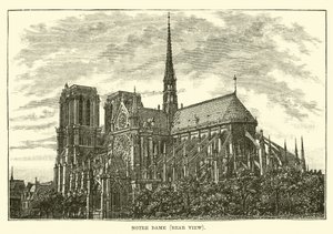 Notre Dame, pohled zezadu od English School