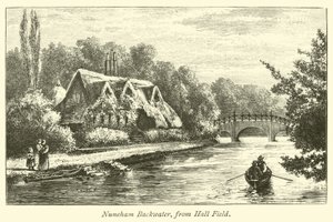 Nuneham Backwater, z Hall Field od English School
