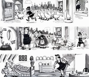 Ilustrace říkanky od English School