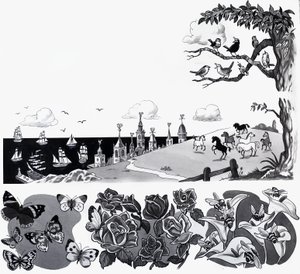 Ilustrace říkanky od English School
