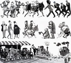 Ilustrace říkanky od English School