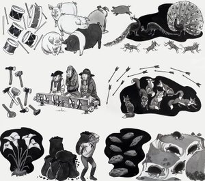 Ilustrace říkanky od English School