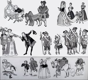 Ilustrace říkanky od English School