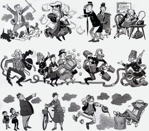 Ilustrace říkanky od English School