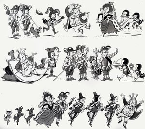 Ilustrace dětské říkanky od English School