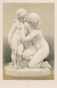 Nymfa a Cupid od E Mullera od English School