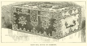 Oath Box, Dolní sněmovna (rytina) od English School