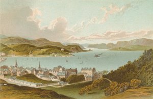 Oban Bay a zvuk Kerrera od English School