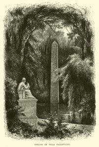 Obelisk ve vile Pallavicini od English School
