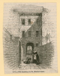 Old Academy in St Martins Lane, Londýn od English School