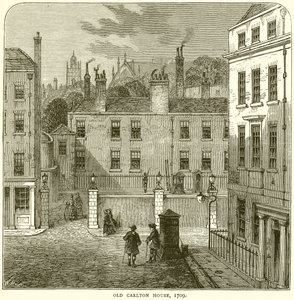 Starý Carltonův dům, 1709