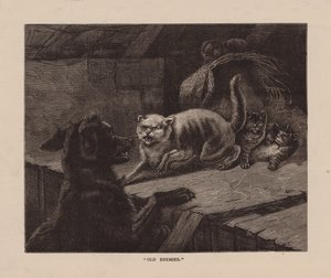 "Staří nepřátelé" (rytina) od English School