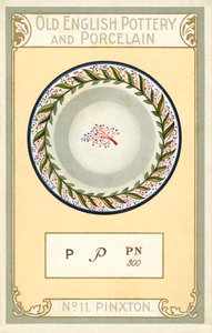 Stará anglická keramika a porcelán: (barevná litografie) od English School