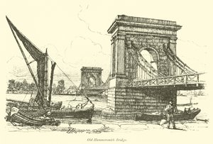 Starý Hammersmith Bridge od English School