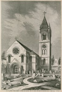Old St Pancras Church, Londýn, nedávno obnoven a rozšířen od English School