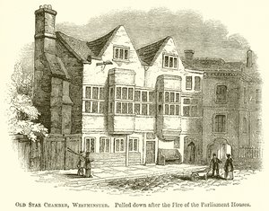 Old Star Chamber, Westminster od English School