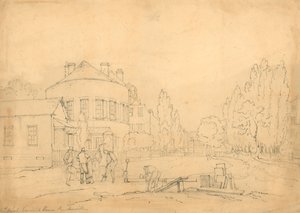 Old White Conduit House, Pentonville, Londýn; náčrtek od English School